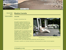 Tablet Screenshot of bungalowaanzee.com